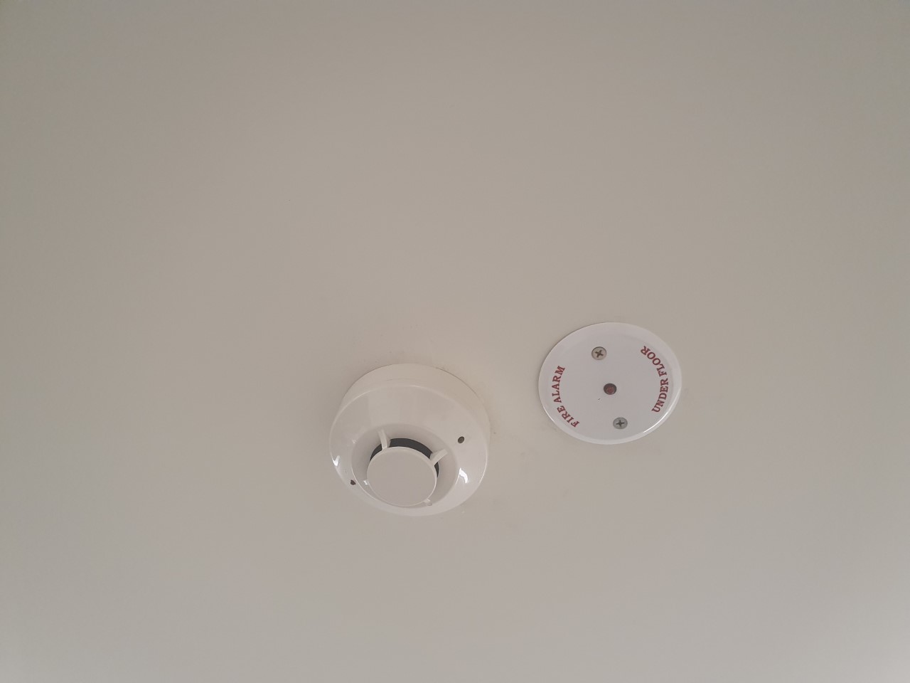 A well maintained smoke detector and concealed space indicator